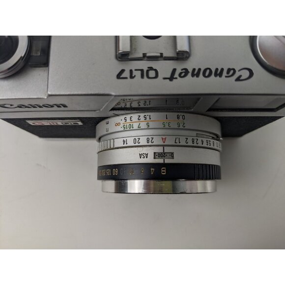 CANON Canonet QL17 GIII G3 35mm Film Rangefinder Camera Tawian - Picture 9 of 13